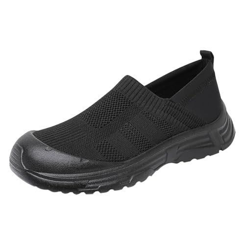 Pantoletten Mesh Walking Hohe Runde Zehe Stricken Elegant Dirndl Schuhe Turnschuhe rutschfeste Turnschuhe Joggingschuhe Fitnessschuhe Straßenlaufschuhe Outdoor Sportschuhe von Generic