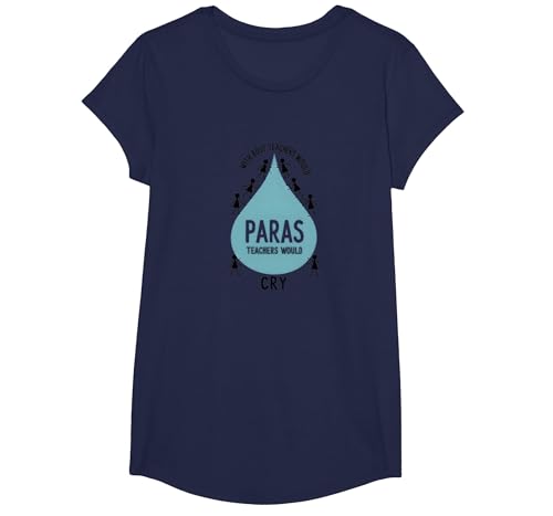 Paraeducators: Ohne Paras würden Lehrer weinen T-Shirt, Girls, Marineblau, XS Paraeducators: Ohne Paras würden Lehrer weinen T-Shirt, Girls, Marineblau, XS von Generic