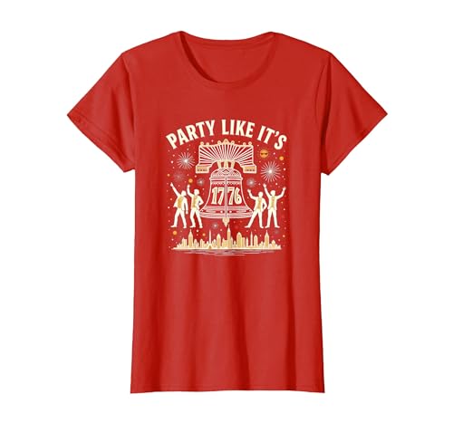 Party wie sie ist T-Shirt, Damen, Rot, M von Generic