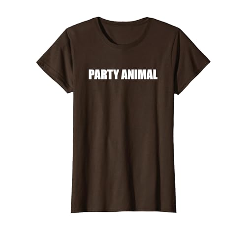 Partytier T-Shirt, Damen, Braun, XS von Generic