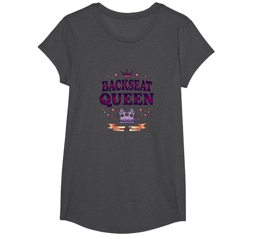 Passagierprinzessin: Königlicher Roadtrip auf dem Rücksitz T-Shirt, Girls, Anthrazit Meliert, XS Passagierprinzessin: Königlicher Roadtrip auf dem Rücksitz T-Shirt, Girls, Anthrazit Meliert, XS von Generic