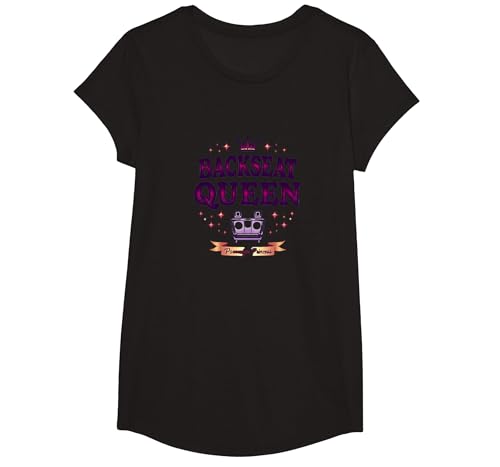 Passagierprinzessin: Königlicher Roadtrip auf dem Rücksitz T-Shirt, Girls, Schwarz, XS Passagierprinzessin: Königlicher Roadtrip auf dem Rücksitz T-Shirt, Girls, Schwarz, XS von Generic