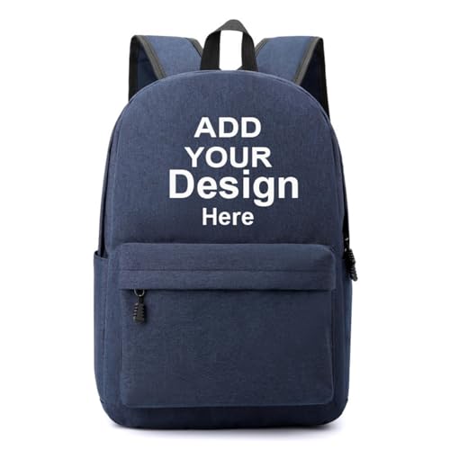 Passen Sie Ihr Eigenes Logo An Personalisierter Rucksack Männer Frauen Rucksack Business Pendler Computer Tasche Mode Herrenrucksack Color2,40 * 28 * 16Cm von Generic