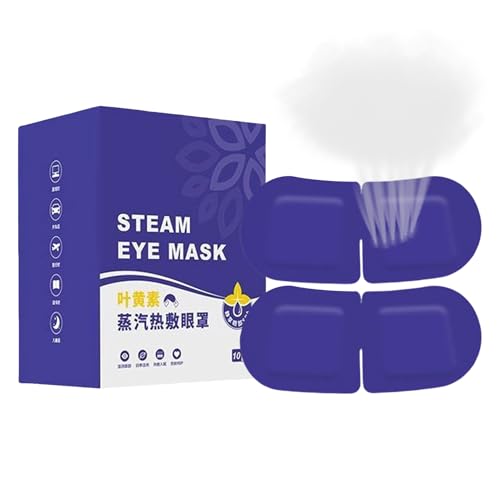 Patches mit Dampfgläsern, 10 Stück, für heiße Augen, mit Dampf – entspannende Kissen für den Schlaf für den Mittag Meditation Spa Meditation von Generic