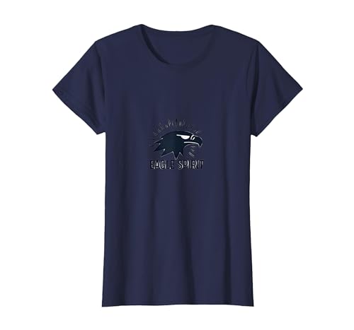 Patriotic Eagle Spirit American Pride Herren Grafik T-Shirt, Damen, Marineblau, XS von Generic