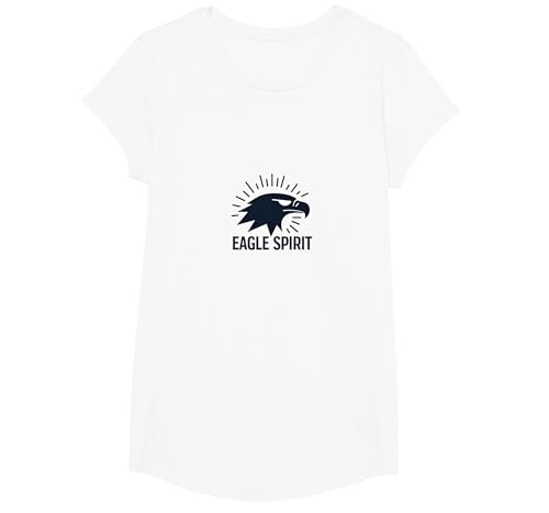Patriotic Eagle Spirit American Pride Herren Grafik T-Shirt, Girls, Weiß, XS von Generic