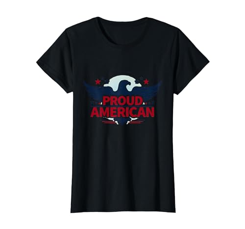 Patriotische USA-Flagge für Herren T-Shirt, Damen, Schwarz, XS Patriotische USA-Flagge für Herren T-Shirt, Damen, Schwarz, XS von Generic