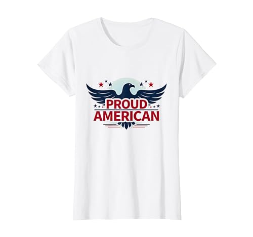 Patriotische USA-Flagge für Herren T-Shirt, Damen, Weiß, XS Patriotische USA-Flagge für Herren T-Shirt, Damen, Weiß, XS von Generic