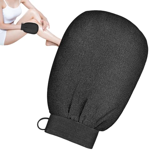 Peeling-Handschuhe – Peeling-Handschuh mit Schlaufe zum Aufhängen | Duschhandschuhe zum Entfernen abgestorbener Haut, Peeling-Badeschrubber für Frauen und Männer, Badewerkzeug von Generic
