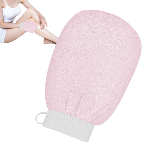 Peeling-Handschuhe für die Haut – Peelinghandschuh für die Haut mit Schlaufe zum Aufhängen für die Dusche | Dead Skin Scrub Peelinghandschuh für Haut | Peelinghandschuh für Frauen von Generic