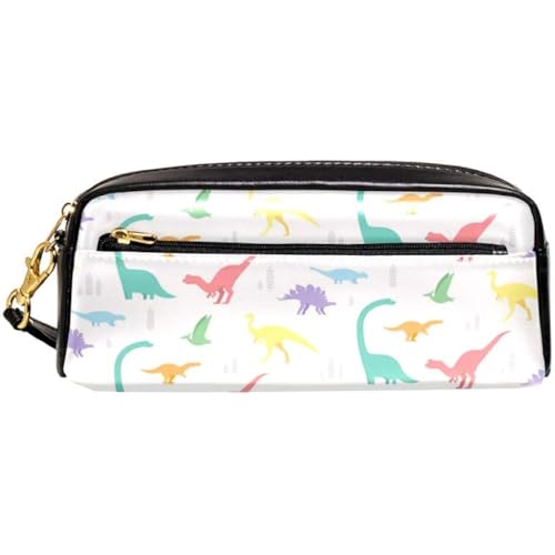 Pencil Case Dinosaurier Und Fliegende Fledermäuse Stifthalter Tragbar Stiftetasche Stylisches Bleistifttasche Für College-Studenten Damen Mädchen von Generic