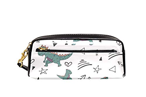 Pencil Case Lustige Yoga-Dinosaurier Federtasche Mit Reißverschluss Bleistift Tasche Stylisches Briefpapier Tasche Für Erwachsene College Unisex von Generic