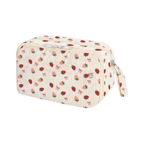 Pencil Case Organizer - Ästhetischer Beutel, Reißverschlusslager | Multi-Kompartiment-Stifthalter für Buntstifte, Kosmetik, Handwerksbedarf, Reisegebrauch, Mädchen College, Büroschreibtisch, Sc von Generic