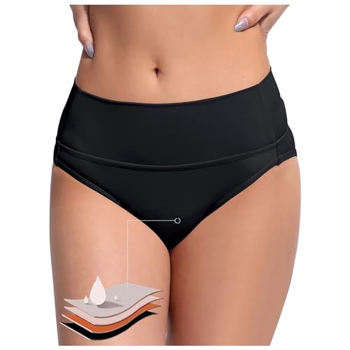 Perioden Bikinihose Menstruations Auslaufsichere Badeshorts Quick Dry Damen Period Badehose für Teenager, Mädchen und Frauen Perioden Badehose,Mädchen,Teenager,Periodenunterwäsche von Generic