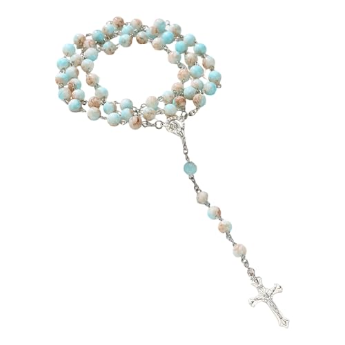 Perlenkette Damen - Old Money Style,Elegante Süßwasserperlen Kette, Perlen Halsketten für Frauen und Mädchen Kurze Runde Perlen Schmuck (A) von Generic