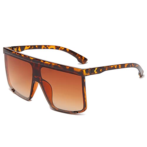 Persönlichkeitssonnenbrille mit großem Rahmen for Männer und Frauen, Outdoor-Sport, Pendler, Trend, UV400, dekorative Sonnenbrille, Geschenk(Color:E) von Generic