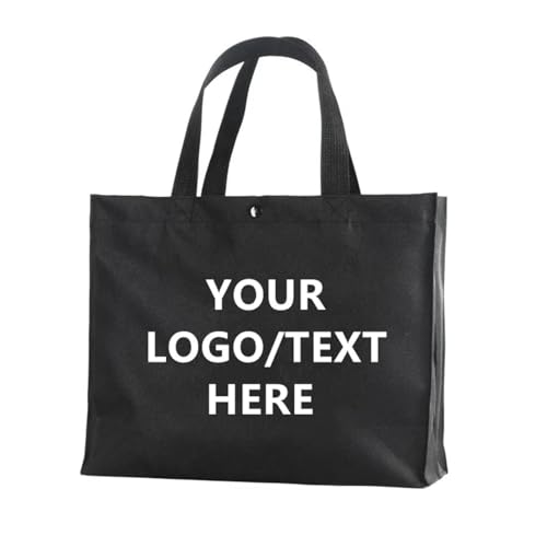 Personalisierte Logo Foto Text Druck Damen Personalisiert Einkaufen Taschen Casual Übergröße Handtasche Segeltuch Tote Tasche Color1,24 * 9 * 25.5CM von Generic