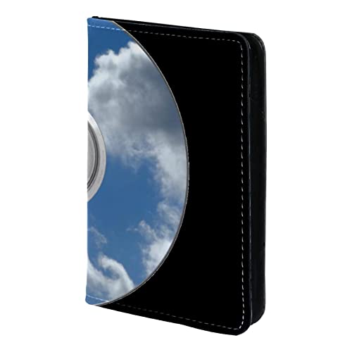 Personalisierte Reisepasshülle Reisepasshülle Reisepasshülle CD DVD Wolken Himmel Musik, Mehrfarbig, 11.5x16.5cm/4.5x6.5 in von Generic