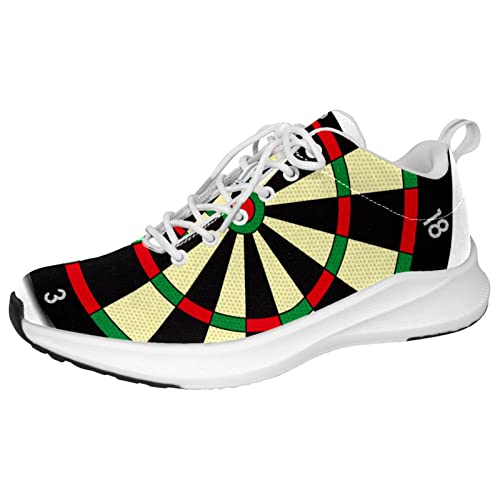 Personalisierte Turnschuhe Leichte Wanderschuhe Laufen Athletic Casual Turnschuhe Darts Spiel, Mehrfarbig, 10.5 US von Generic