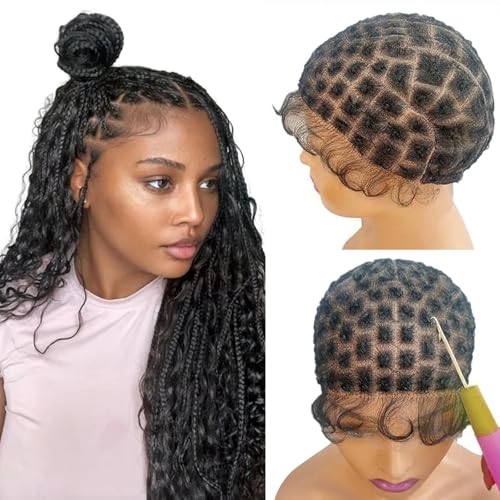 Perückenkappe mit vorgeschnittenem Gitter, elastischem Band und Cornrow-Webnetz für Haarverlängerungen von Generic