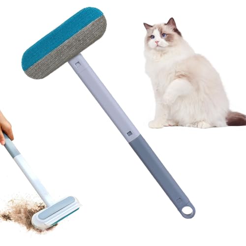 Pet Hair Remover Brush - Abnehmbarer langer Griff Hundehaarentferner | Haustier Fusselentferner für Haustierhaar, Sofa, Autositz, Teppich, Bettwäsche, Wäsche von Generic