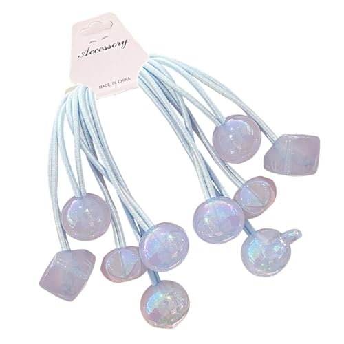 Pferdeschwanzhalter mit Kugelblasen, Doppelkugel-Haarbänder, Haarschleifen für kleine Mädchen, elastische Haarbänder, elastisches Armband zum Binden von CA von Generic