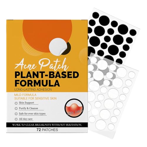 Pickel Pflaster - Hautpflege Punkte Abdeckungen - 72 Stück Atmungsaktive Punkte Sticker für Büro Zuhause Nach dem Training Urlaub Reisen Dating von Generic