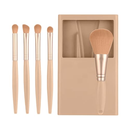 Picntola Make-up-Pinsel, Make-up-Pinsel-Set für Frauen – Einstellen der Bürste mit Etui und Spiegel für unterwegs, tragbarer Puder-Korrektur-Applikator Picntola Make-up-Pinsel, Make-up-Pinsel-Set für Frauen – Einstellen der Bürste mit Etui und Spiegel für unterwegs, tragbarer Puder-Korrektur-Applikator von Generic