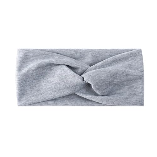 Pilates Elastische Haar Bands Yoga Stirnband Laufen Radfahren Schweißband Turban Make-up Haar Hoop Make-up Headwrap Frauen (Brain Grau) von Generic