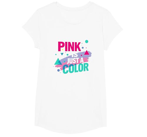 Pink is Just A Color — EIN kraftvolles Statement für Jungen T-Shirt, Girls, Weiß, XS Pink is Just A Color — EIN kraftvolles Statement für Jungen T-Shirt, Girls, Weiß, XS von Generic