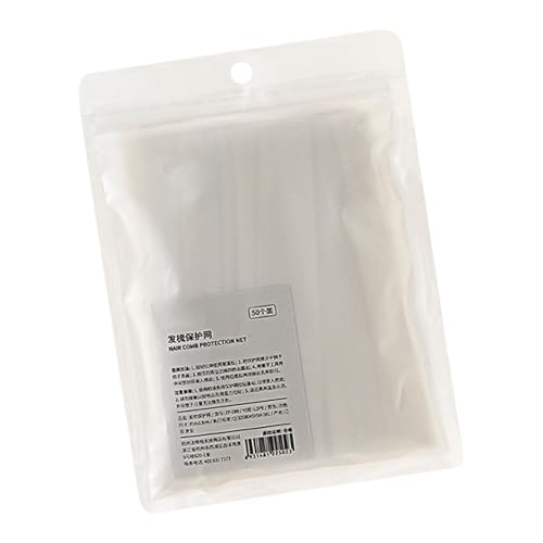 Pinselschutzhülsen - 50 PCs Kammschildabdeckungen | Handy Haarentfernung Reinigungszubehör, Haarbürsten Linusen-Clearing-Kit Verwickelt Freies Netz Für Haustierpelzstaub Männer Frauen Kinder von Generic
