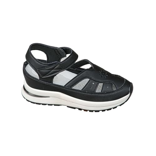 Plateau Sandaletten Damen Mit Absatz Sandalen Keilabsatz Arbeitsschuhe Geschlossen Sommerschuhe Outdoor Sportsandalen rutschfest Sneaker Aushöhlen Sportschuhe Leicht Walkingschuhe von Generic