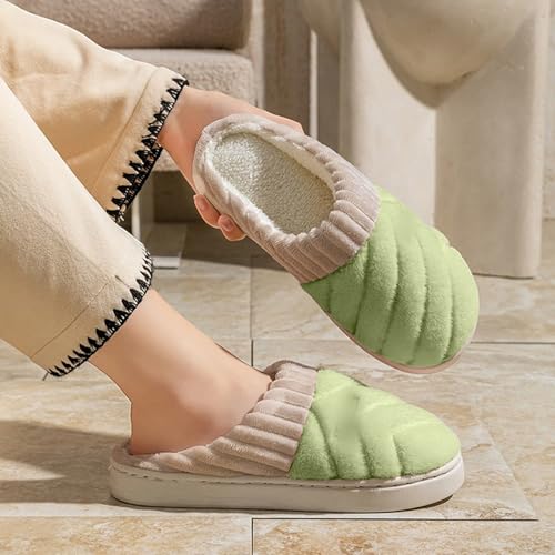 Plüsch Frauen Schlappen Damen Und Herren Pantoffeln Plüschige Gemütliche Hausschuhe Mann Frau Warme Unisex Gästepantoffeln Cartoon Frottierslipper von Generic