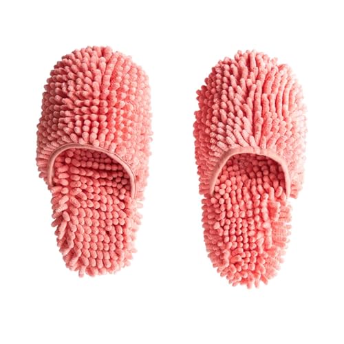 Plüsch Frauen Schlappen Haushaltsschuhe Memory Foam Flauschige Für Damen Hausschuhe Geschlossen Slippers Rutschfeste Flache drinnen und draußen von Generic