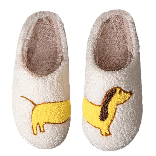 Plüsch Hausschuhe Damen Weiche Plüsch Retro Pantoffeln Leichte Winterhausschuhe Pantoletten Schmerzlinderungs rutschfeste Pantoffeln Casual Plüschhausschuhe Winterschuhe Plüsch Hausschuhe Damen Weiche Plüsch Retro Pantoffeln Leichte Winterhausschuhe Pantoletten Schmerzlinderungs rutschfeste Pantoffeln Casual Plüschhausschuhe Winterschuhe von Generic