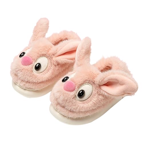 Plüsch Hausschuhe Mädchen Jungen Winter Warme Pantoffeln Weiche Bequeme Schlafzimmer Baumwolle Hausschuhe Kuschelig Memory Foam Schläppchen Flauschig Barfuss Kinderhausschuhe von Generic
