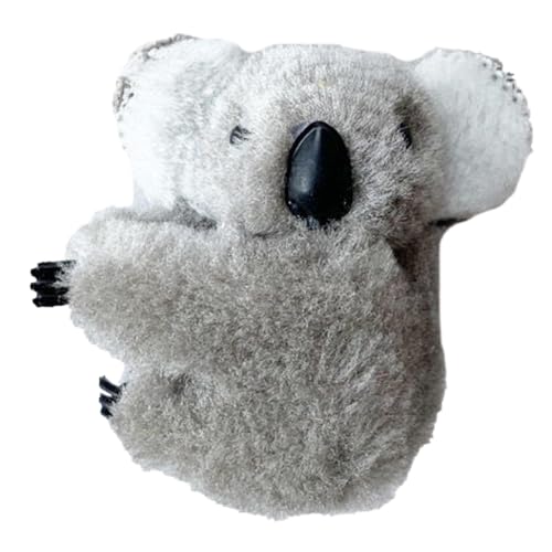 Plüsch-Koala-Haarspangen – Modisches Haar-Accessoire, Flauschige Koala-Haarspangen | Langlebiges Material, Koala-Stofftier-Haarspangen, Tolles Geschenk Als Haarschmuck Für Frauen Und Mädchen von Generic