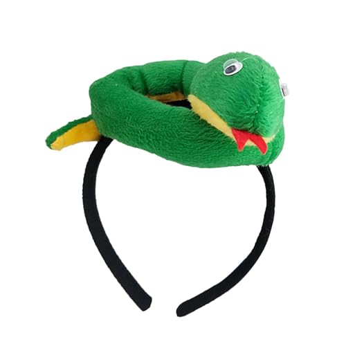 Plüsch-Schlangen-Stirnband, Schlangen-Stirnband mit Plüsch-Schlange, niedlicher Plüsch-Kopfschmuck, Dekoration für das Jahr der Schlange, für Neujahr von Generic