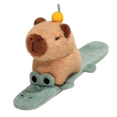 Plüscharmband, Slap-Plüscharmband, Plüschspielzeug mit weich gepolstertem Armband | Niedliches kreatives lustiges Armband mit Krokodil-Delfin, Schlagarmband Modell von Generic