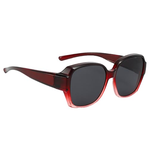 Polarised Fit Over Sunglasses - Unglasseses Mens Oversized Wraps Around Sunglasses | Over Glasses Oversized Wrap Arounds with UV400 Protection for Driving, Wrap Around Eyewear for Men Women, D Polarised Fit Over Sunglasses - Unglasseses Mens Oversized Wraps Around Sunglasses | Over Glasses Oversized Wrap Arounds with UV400 Protection for Driving, Wrap Around Eyewear for Men Women, D von Generic
