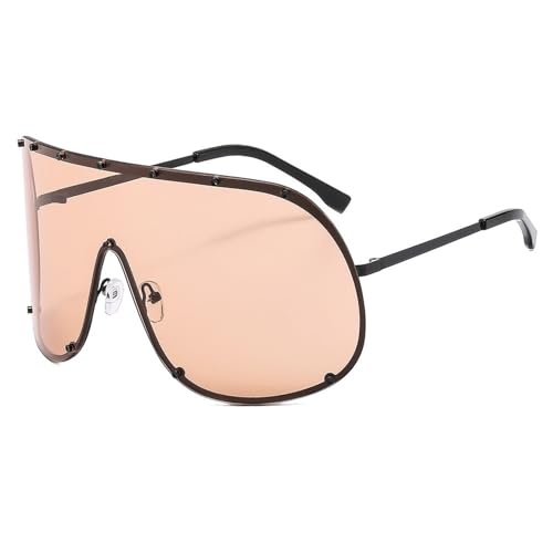 Polarisierte Damen-Sonnenbrille Mit Großem Rahmen For Fotografie, Herren, Outdoor, Party, Urlaub, Sport, Sonnenbrille(Orange) von Generic