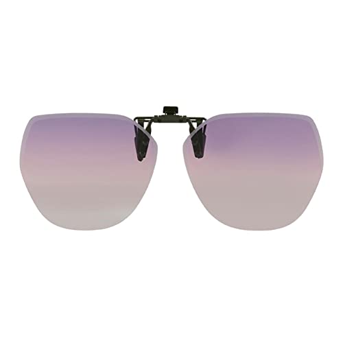 Polarisierte Sonnenbrille mit Clip-On-Clip-On-Sonnenbrille, Unisex, Fl-Cool-Linse 400, violett von Generic