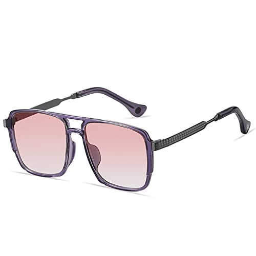 Polarisierte Sonnenbrille mit großem Rahmen for Herren und Damen, Outdoor, Fahren, Sport, Pendler, Trend, UV400, dekorative Sonnenbrille, Geschenk(Color:C) von Generic