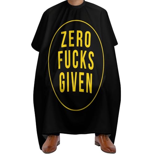 Polyester Haarschneideumhang, Null Fcks gegeben, Haar Schneideumhang Unisex Barber Cape für Haarschneiden Haarschnitt Frauen Polyester Haarschneideumhang, Null Fcks gegeben, Haar Schneideumhang Unisex Barber Cape für Haarschneiden Haarschnitt Frauen von Generic