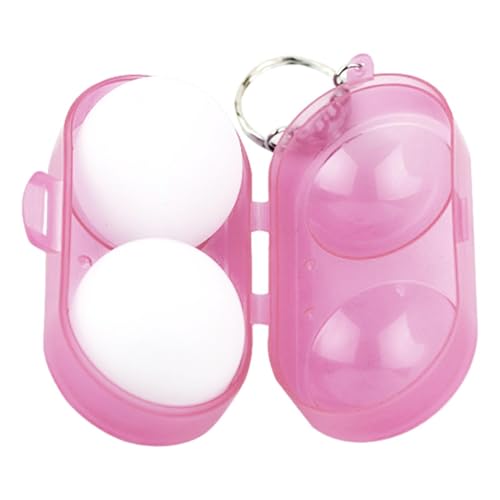Pong Ball Case | Pong Ball Storage Case for Children - Table Tennis Ball Container Box Case Holding 2 Balls Pong Ball Storage Box Table Tennis Accessories von Generic