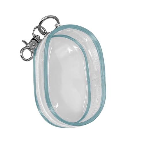 Portable Data Cable Storage Bag - Transparent Headphone and Charger Organizer | Compact Clear Cable Storage Bag for Travel, Mobile Phone Charger and Headphone Storage Box for Easy Organization von Generic