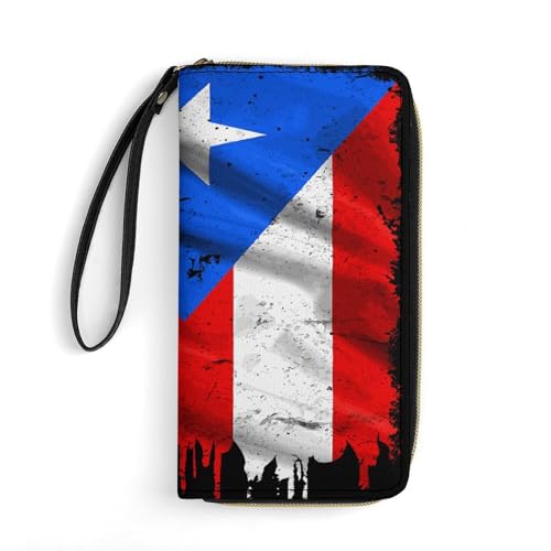 Portemonnaie Altmodisch, Puerto Rico, Und, Amerika, Markierung Wallet Kreative Kartenetui Retro Brieftasche Für Lehrer, Kinder, Freundin von Generic