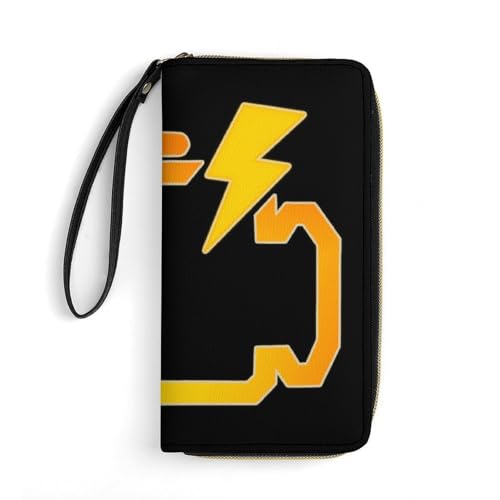 Portemonnaie Motorkontrollleuchte - Mechaniker - Autoreparatur 11 Wallet Vintage Design Reißverschluss Geldbörse Tragbare Geldbörse Für Mädchen, Freundin, Tochter von Generic