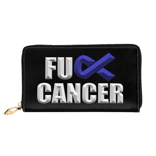Portemonnaie Scheiß Auf Prostatakrebs Geldbeute Nette Reißverschluss Geldbörse Printmotiv Geldbeutel Für Freund, Mutter, Kinder von Generic