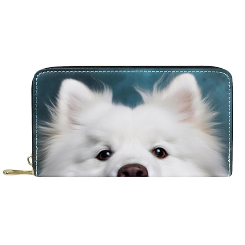 Portmonee Süßer Samojede Geldtasche Tragbare Portemonnaie Printmotiv Geldbeute Für Tochter, Freund, Kinder von Generic